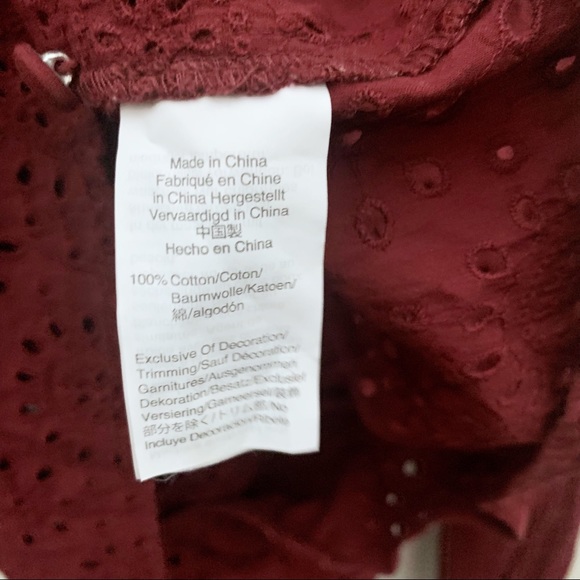 Madewell Eyelet Pom-Pom Top - Picture 10 of 11